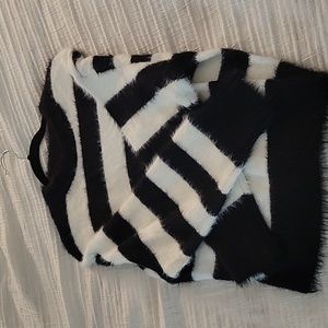 Stripped warm sweater